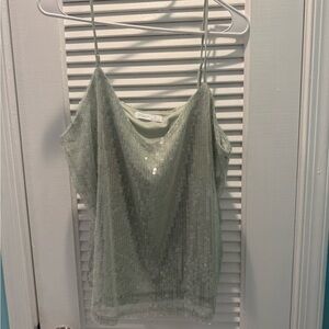 Primark Light Green Sequin Camisole